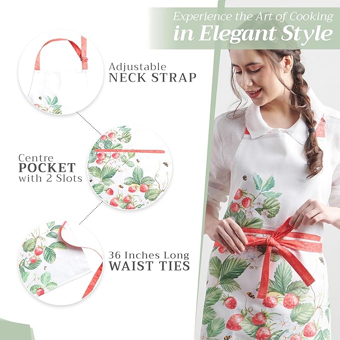 Maison d' Hermine 100% Cotton Apron