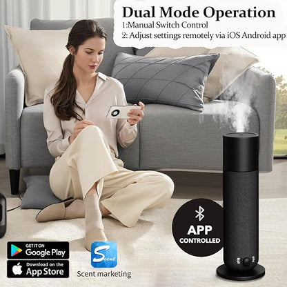 Smart Waterless Essential Oil Diffuser, Scent Air Machine