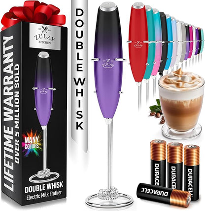 Zulay Kitchen Whisk Milk Frother