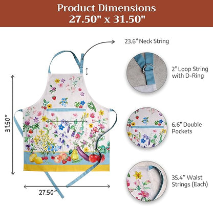 Maison d' Hermine 100% Cotton Apron