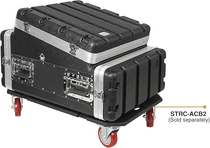 Sound Town Lightweight and Compact 4U ATA ABS Rack Case,