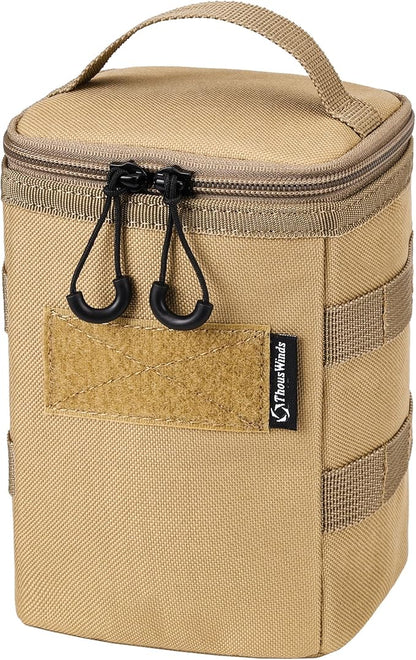 Lantern Storage Bag, Tactical Camping Storage Bag, Khaki