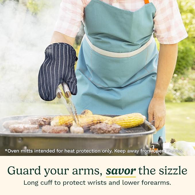Cuisinart Heritage Kitchen Oven Mitts – Heat-Resistant Kitchen Mitts