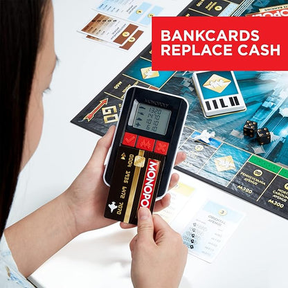 Hasbro Gaming Monopoly Ultimate Banking Edition Board Game for Families and Kids Ages 8 and Up, Electronic Banking Unit (Amazon Exclusive)