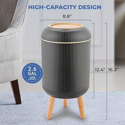 Pukomc Smart Sensor Wastebasket, Convenient and Hygienic Easy to Use,