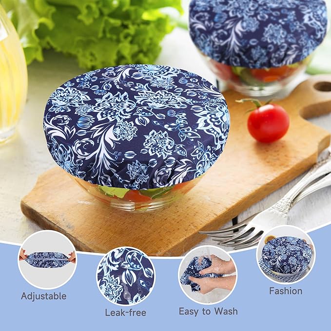 wegreeco Elastic Reusable Bowl Covers