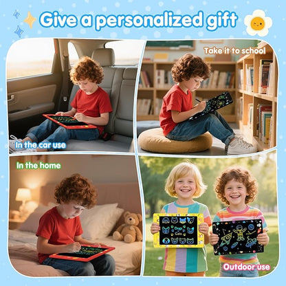 20 Pack LCD Writing Tablet for Kids, 8.5 Inch Colorful Doodle Board Drawing Pad, Educational Learning Travel Toys Birthday Gifts for Boys Girls Age 3 4 5 6 7 8
