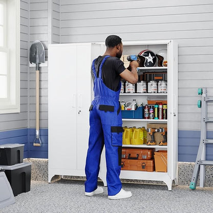 Yizosh Metal Garage Storage Cabinet