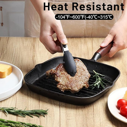Hotec Mini Silicone Kitchen Tongs