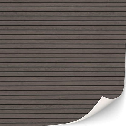 3 Sheets Self-Adhesive Wall Cladding for Dollhouse 1:12 Scale (Wood Peneele Dark Brown)
