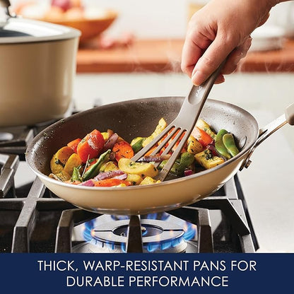 Rachael Ray Cook + Create Nonstick Frying Pan/Skillet, 10 Inch