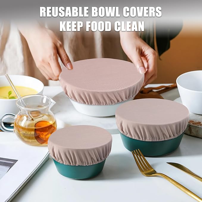 wegreeco Elastic Reusable Bowl Covers