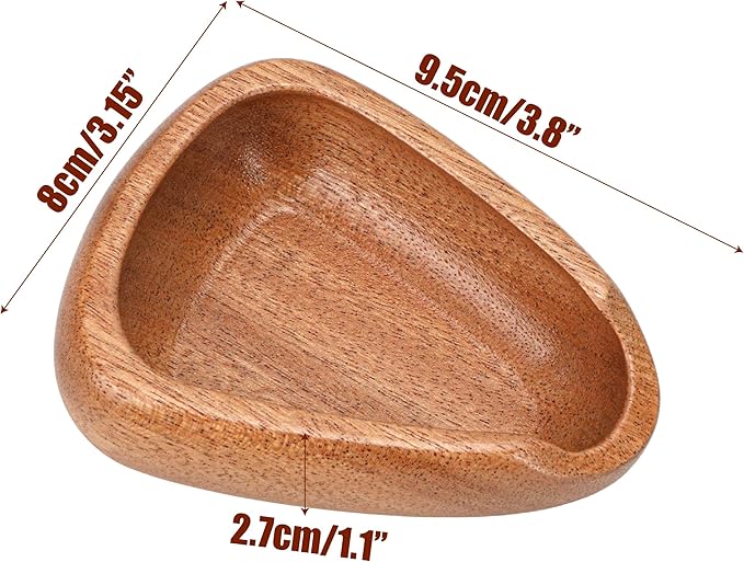 Coffee Bean Dosing Cup – Single Tray Walnut Wood Espresso Accessories Measuring