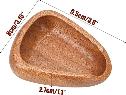 Coffee Bean Dosing Cup – Single Tray Walnut Wood Espresso Accessories Measuring