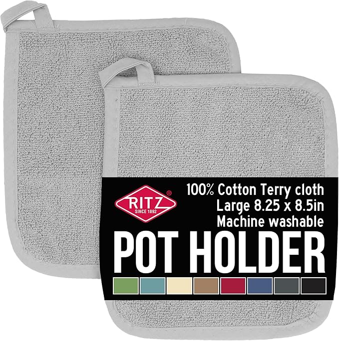 RITZ Terry Potholder & Hot Pad: Unparalleled Heat Resistant, Durable 100%