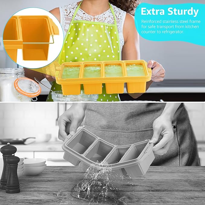 Ztomine Silicone Freezer Tray