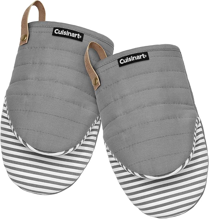 Cuisinart Mini Oven Mitts – 5.5” x 8” Heat-Resistant Kitchen Mitts
