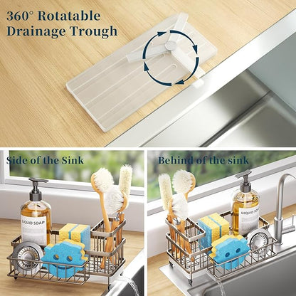 Consumest Sponge Holder for Kitchen Sink