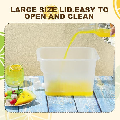 Mumufy 2 Pcs 1.32 Gallon Drink Dispensers