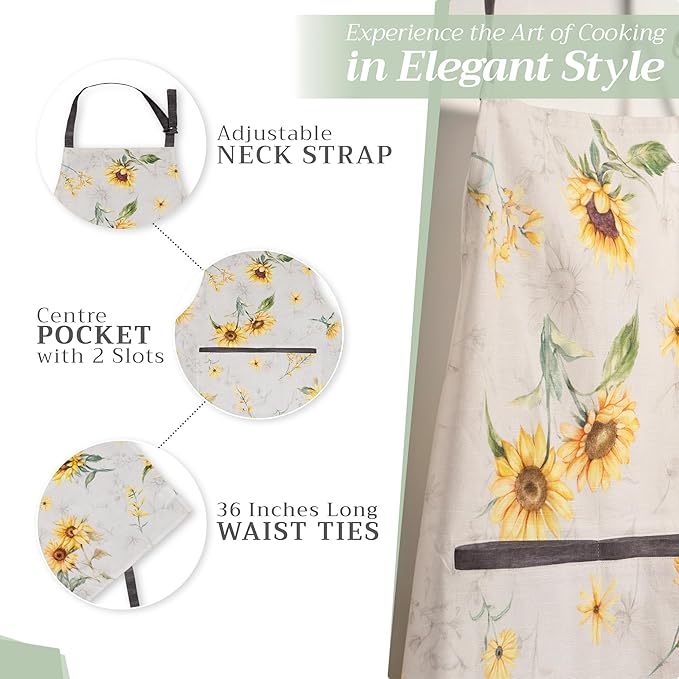 Maison d' Hermine 100% Cotton Apron