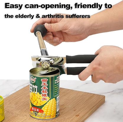 Manual Can Opener Heavy Duty Smooth Edge