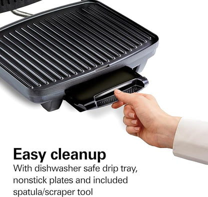 Hamilton Beach Panini Press, Sandwich Maker & Electric Indoor Grill, Upright