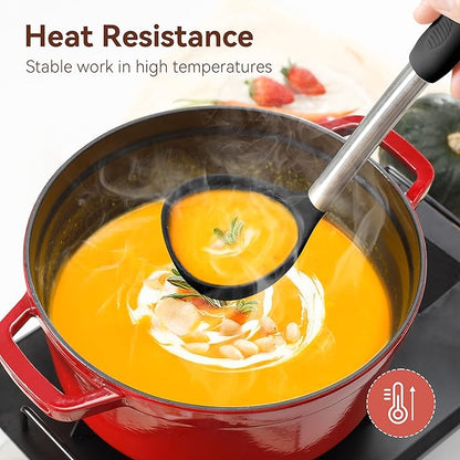 Silicone Cooking Utensils Set, NCUE 35 Pcs Kitchen Utensils Set