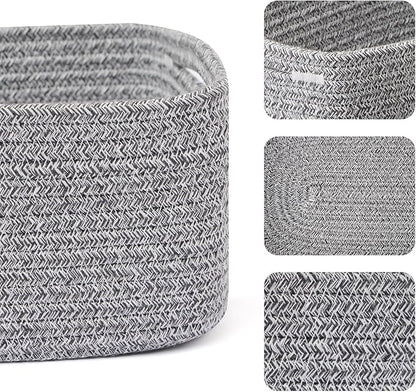 MiniArk Small Storage Baskets for Organizing | Closet Organizer Bins | Shelf