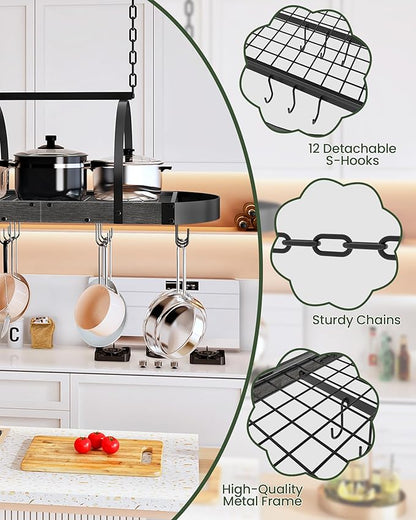 CHOEZON Hanging Pot Rack, Pot Hanger