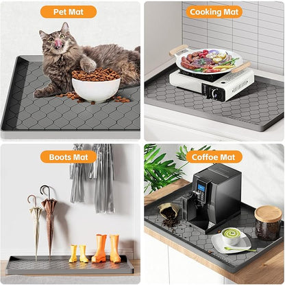 Winisok Silicone Under Sink Mat 34" x 22", kitchen Essentials and Gadgets