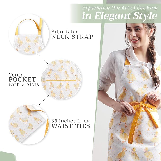 Maison d' Hermine 100% Cotton Apron
