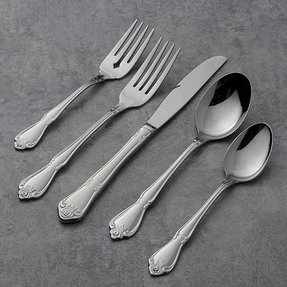 Oneida True Rose Dinner Forks, silver set of 4