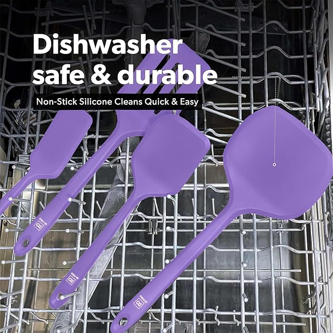 New DI ORO Silicone Turner Spatula Set