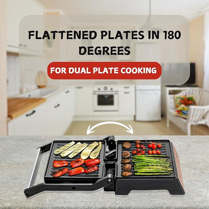 OVENTE Electric Panini Press Sandwich Maker