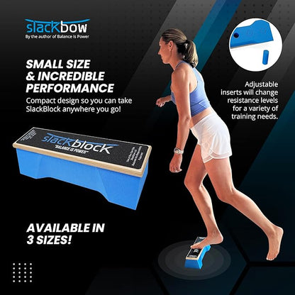SlackBow SlackBlock Athletic Balance Trainer – Improve Balance, and Athletic