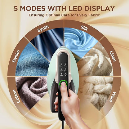 Newbealer Steam Generator Iron, 1500W Turbo Steamer