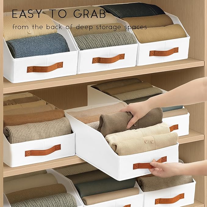 Homsorout Fabric Storage Bins for Organizing