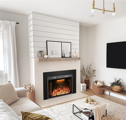 Velaychimny 45" W x 25" H Electric Fireplace Insert