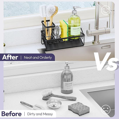 SWTYMIKI Sink Caddy Sponge Holder