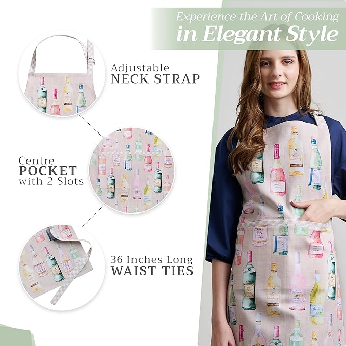 Maison d' Hermine 100% Cotton Apron