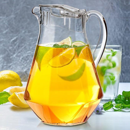 Amazing Abby - Sparkly - Plastic Pitcher, Fridge Jug, Shatter-Proof, and More