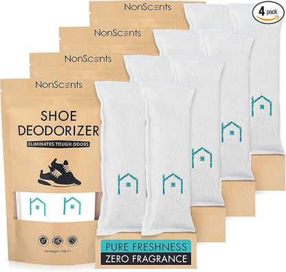 NonScents Shoe Deodorizer 4-Pack