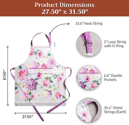 Maison d' Hermine 100% Cotton Apron