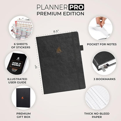 Clever Fox Planner Pro Premium – Luxurious Weekly & Monthly Planner