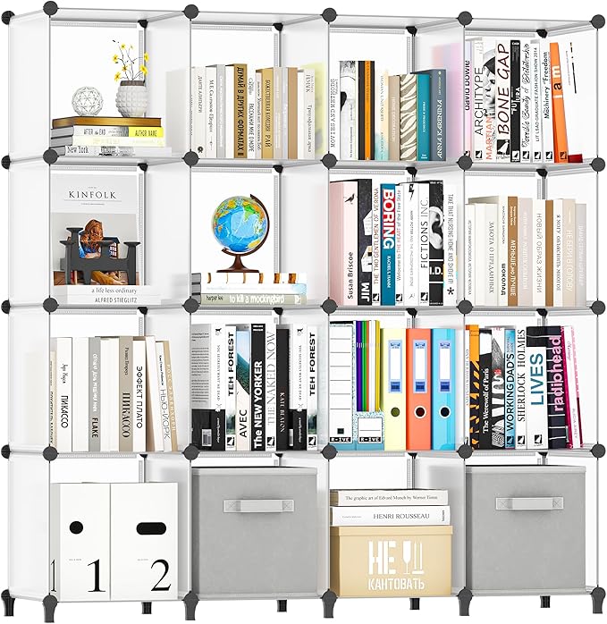 HOMIDEC Closet Organizers and Storage, 16 Cube Storage Organizer, Closet