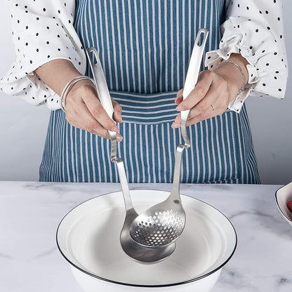 IMEEA Hot Pot Ladle Set Slotted Spoons