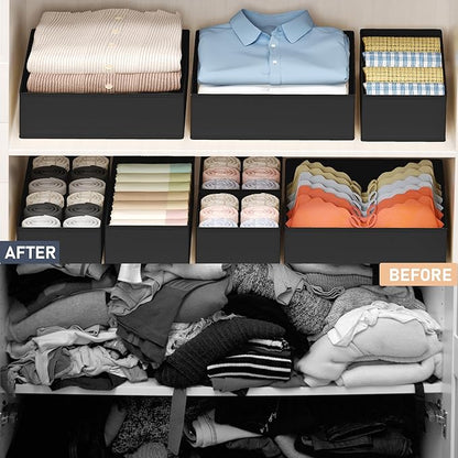 DIMJ Drawer Organizer Clothes