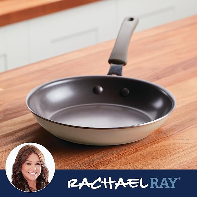 Rachael Ray Cook + Create Nonstick Frying Pan/Skillet, 10 Inch