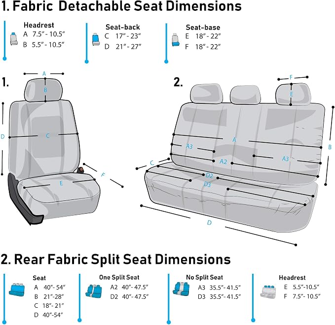 FH Group Car Seat Covers Combo Full Set with Carpet Floor mats Steering Wheel Cover and Seat Belt Pads- Universal Fit for Cars Trucks and SUVs (Burgundy)