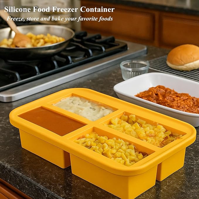 Bangp 1-Cup Silicone Freezing Trays